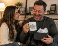 Dad Mug From Daughter - Thanks For Teaching Me To Be A Man